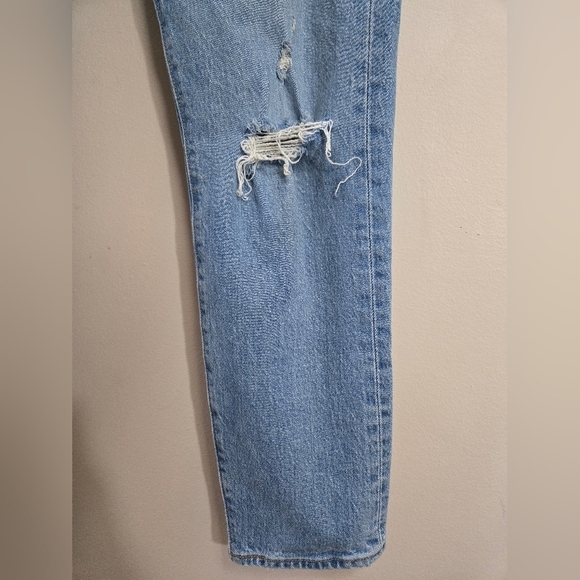 Levi's Jeans Vintage Big E Womens 27 Wedgie Straight Button Fly High Rise Denim - Picture 5 of 14